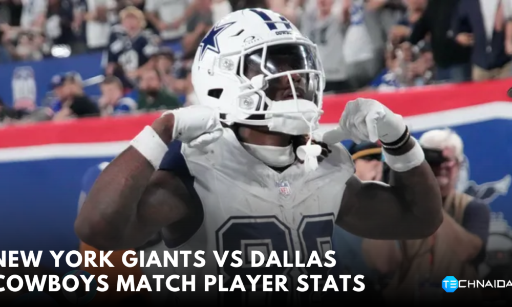 New York Giants vs Dallas Cowboys Match Player Stats