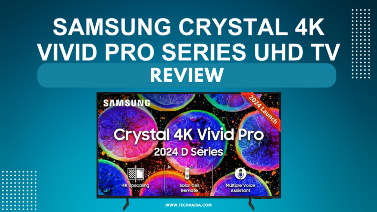 Samsung 108 cm (43 inches) D Series Crystal 4K Vivid Pro Ultra HD Smart LED TV UA43DUE77AKLXL Review